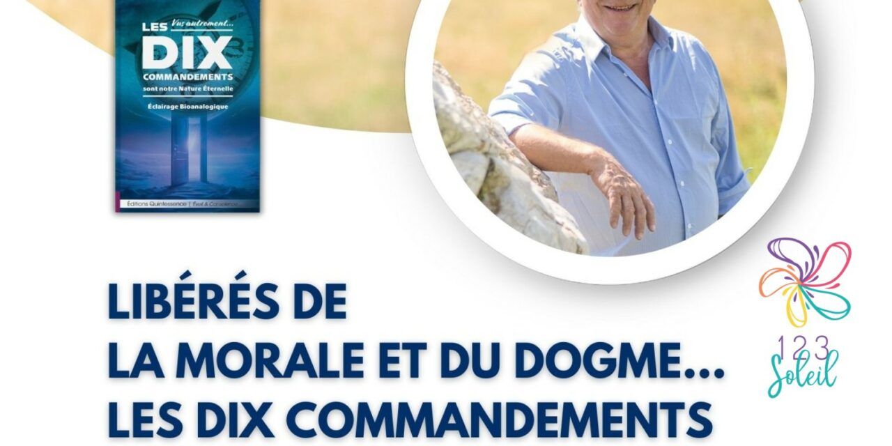 Séminaire de Jean-Philippe BREBION, concepteur de la bioanalogie, les 03 et 04 mai 2025! Le thème est « Libéré de la morale et du dogme… Les 10 commandements sont notre nature éternelle »