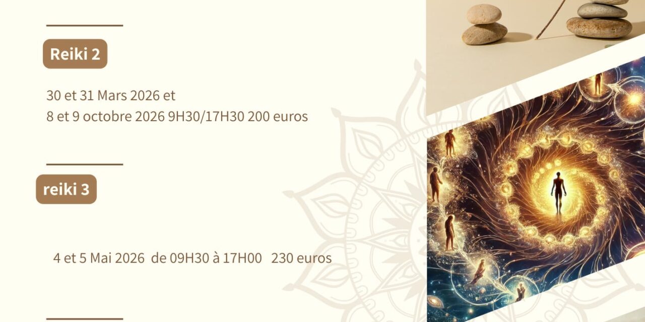 Formation Reiki à Langon – programme 2026