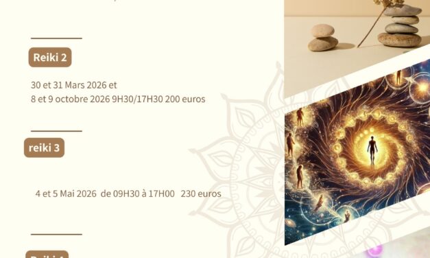Formation Reiki à Langon – programme 2026